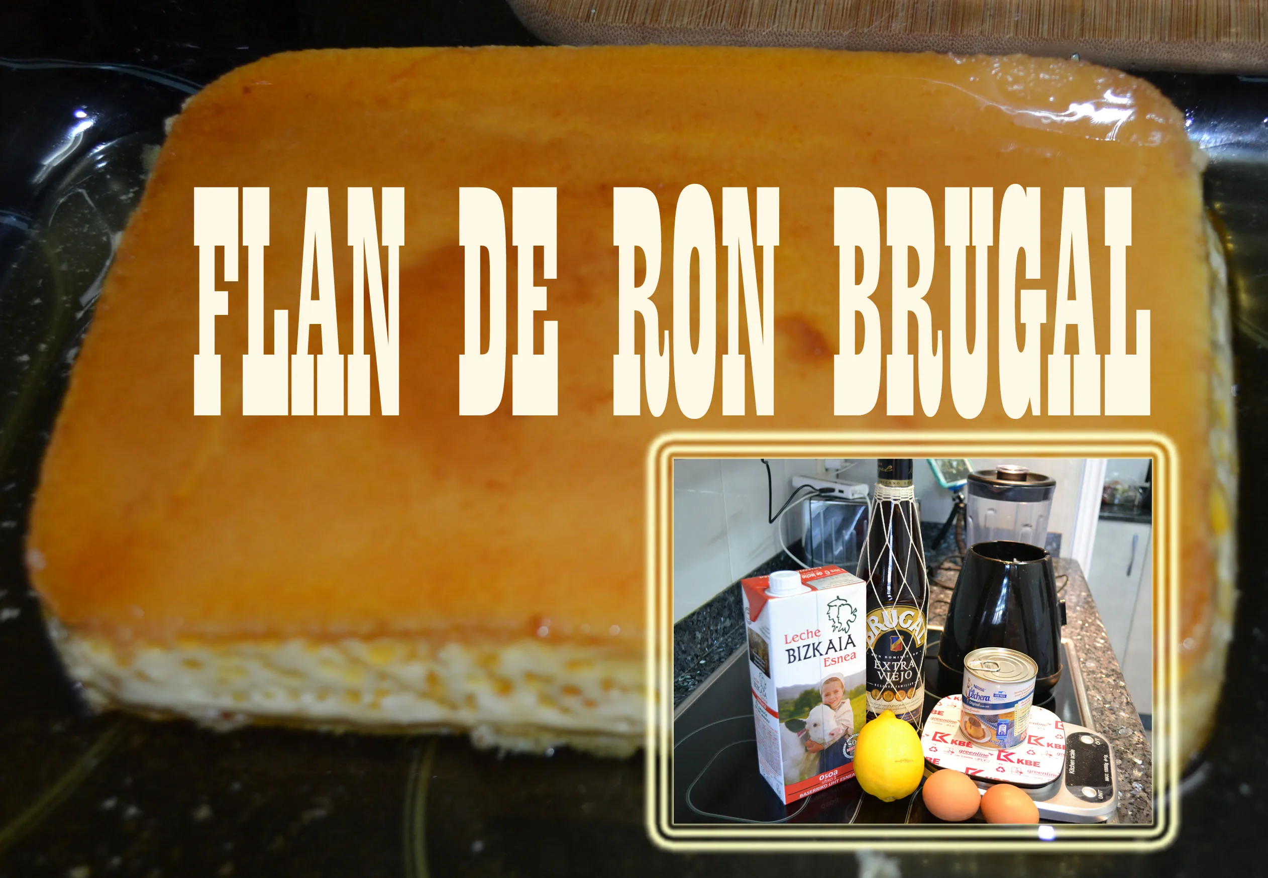 flan de ron
