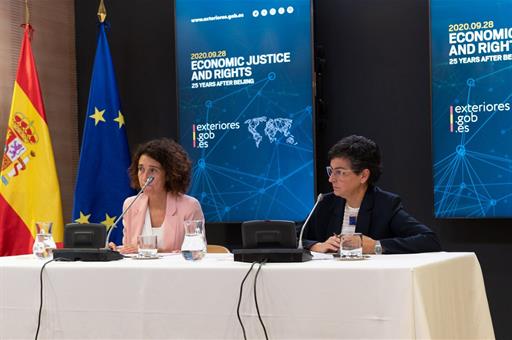 España impulsa la justicia económica y los derechos de las mujeres