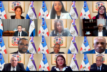 Jueces de Puerto Plata reunido de manera virtual con el presidente de la Suprema Corte