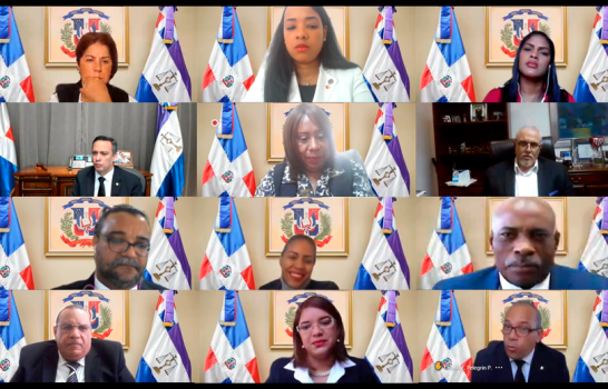 Jueces de Puerto Plata reunido de manera virtual con el presidente de la Suprema Corte
