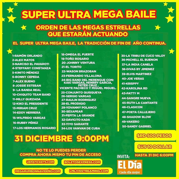 LA TRADICCION CONTINUA EL SUPER ULTRA MEGA BAILE DEL 31 DE DIC