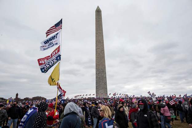 El icónico Monumento a Washington de la capital de Estados Unidos