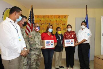 Embajada de los Estados Unidos dona insumos médicos al voluntariado en Puerto Plata