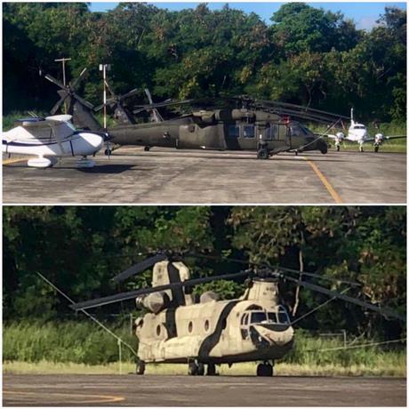 El Ministerio de Defensa aclaró que los helicópteros norteamericanos que aterrizaron y fueron vistos en la provincia de Puerto Plata
