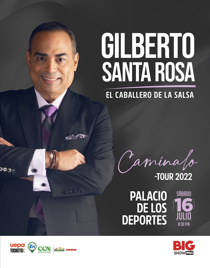 Gilberto Santa Rosa anuncia nueva fecha de su “Tour Camínalo” en RD