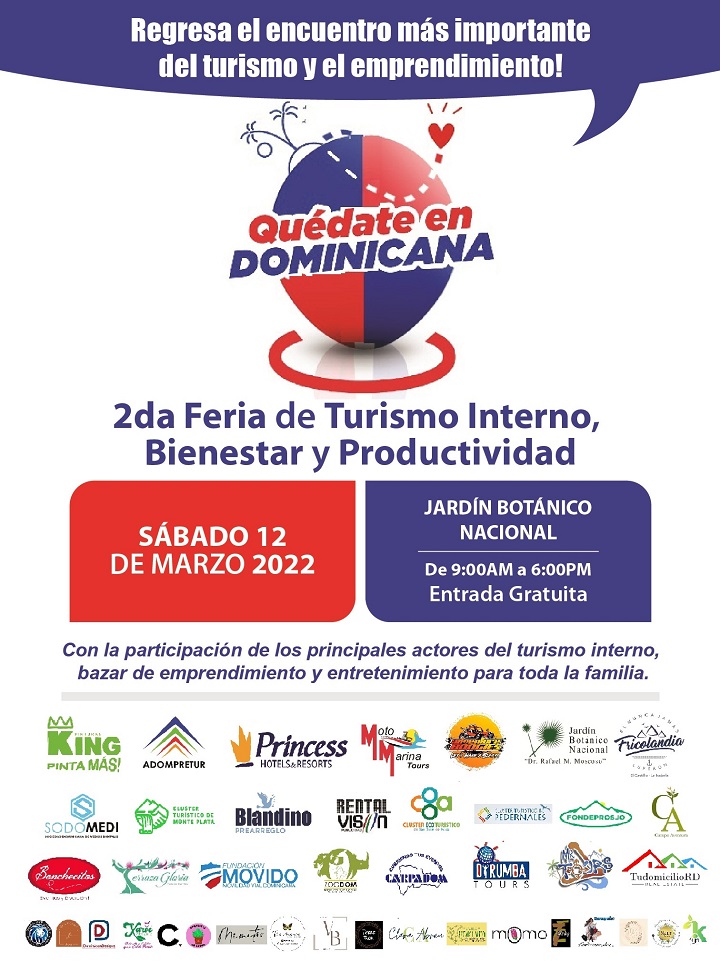 Todo listo para la Feria Quédate en Dominicana 