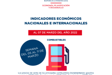 Ministerio de Economía publica resumen de indicadores económicos al 07 de marzo de 2022