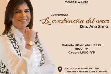 GRAAN Event Planners presentará conferencia con la doctora Ana Simó en Puerto Plata 