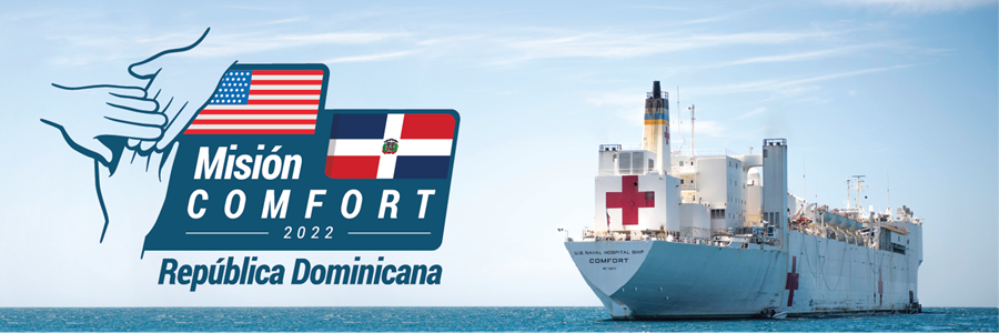 Buque hospital Comfort llega a la República Dominicana e inicia servicios médicos gratuitos