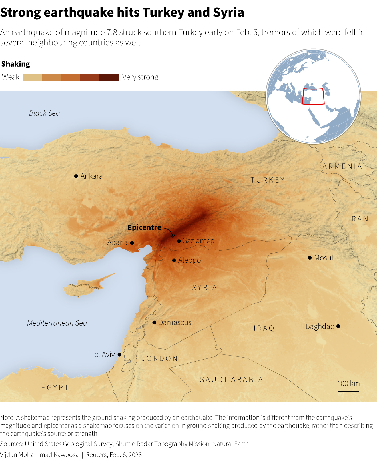Un gran terremoto mata a 3.700 personas en Turquía y Siria, el clima golpea a los sobrevivientes