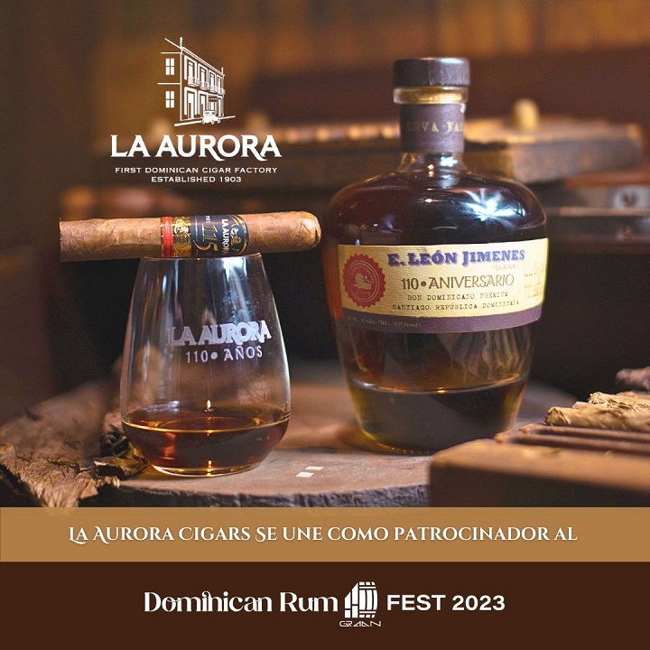 La Aurora Cigars se une como patrocinador al Graan Dominican Rum Fest 2023