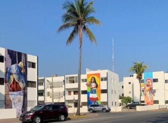 "Ruta de arte y color" en el Malecón de Puerto Plata
