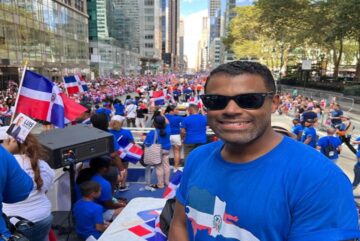 Cristian Allexis estuvo “Dominicanísimo” en la Parada Dominicana de New York