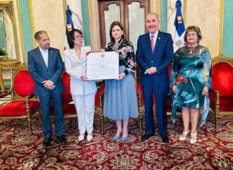 La vicepresidenta Raquel Peña