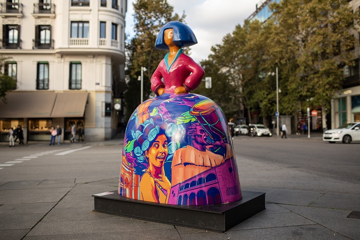 República Dominicana presenta su tercera menina en la exposición urbana más grande del mundo: “Meninas Madrid Gallery”
