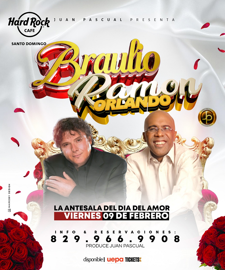 Braulio y Ramón Orlando juntos en Hard Rock Café Santo Domingo