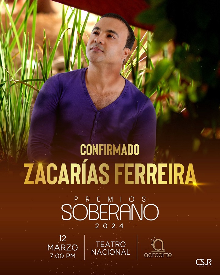 La bachata se vestirá de gala con Zacarías Ferreira en Premios Soberano