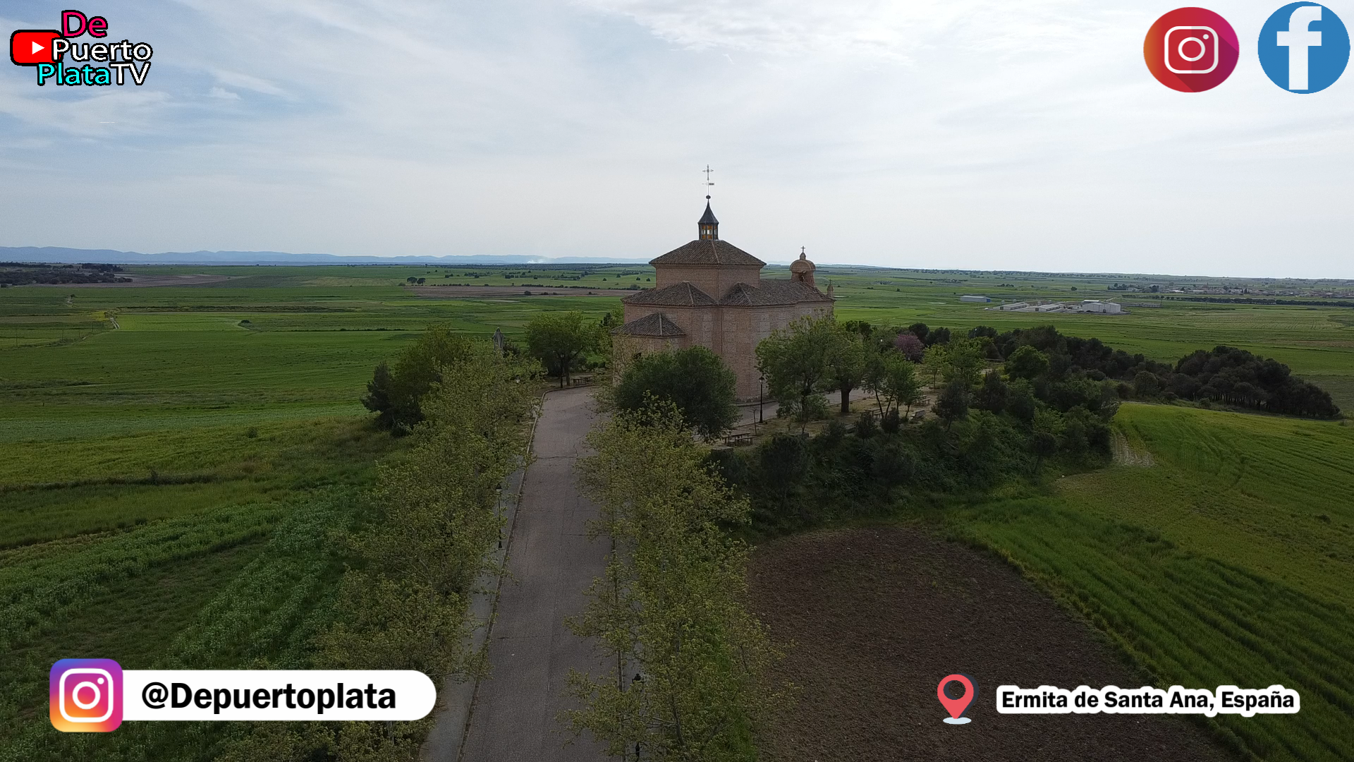 La Ermita de Santa Ana en Val de Santo Domingo: Una Perspectiva Aérea