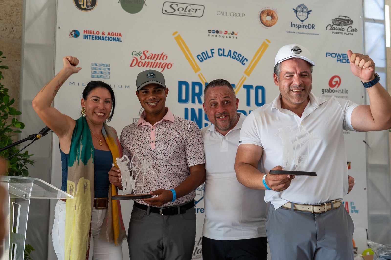 Realizan con éxito el primer torneo de golf benéfico para la fundación Inspire DR