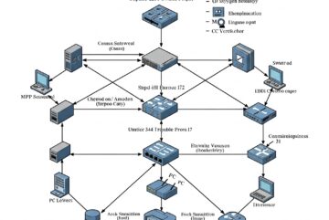 una imagen de un diagrama de red Ethernet: